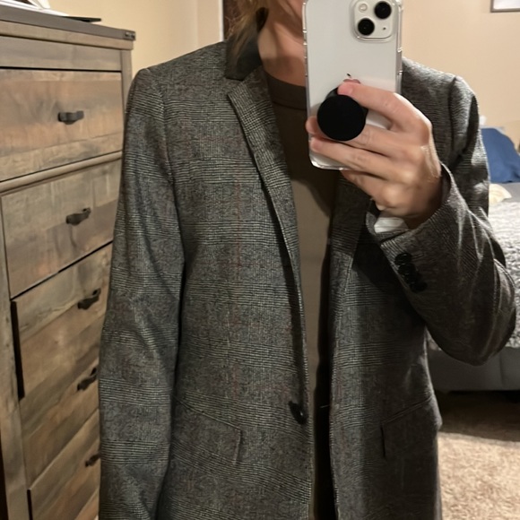 J Crew plaid blazer